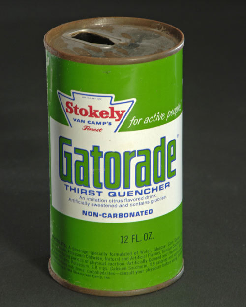 Gatorade was created in 1965 by researchers at the University of Florida, to replenish the combinati