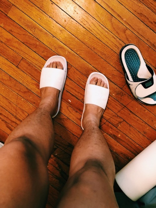 New Reebok Slides. 