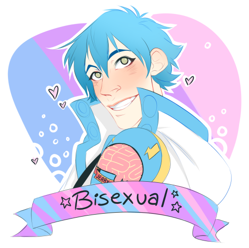 syqitten:in celebration of bisexual awareness i drew one of animes most erased bisexuals &lt;33