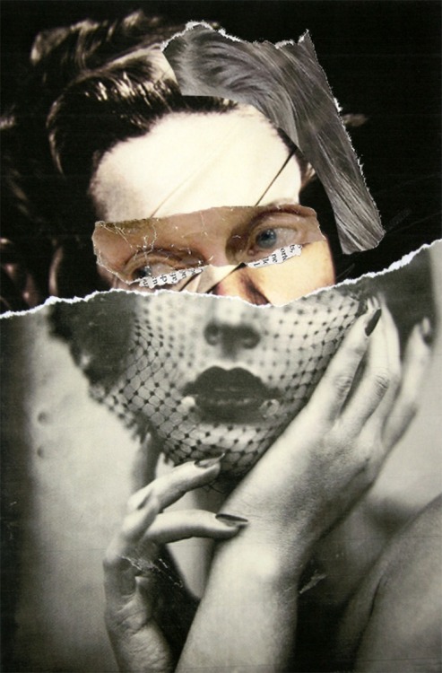 red-lipstick:  Waldemar Strempler - Untitled,  2013      Collages