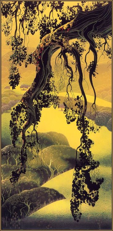 dappledwithshadow:Eyvind Earle (April 26, 1916 – July 20, 2000) was an American artist, author and i