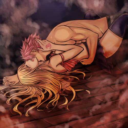 leons-7:  Nalu week - Day 4 - Smoke "Love/Sex is a smoke woven from sights“  Some erotica on NaLu week from me (//ω//) 