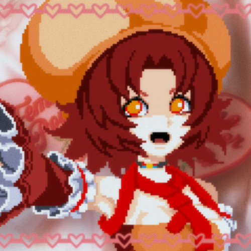 Red/pink Lovecore Mai Tsurugi Icons, Raffle Prize For @coconut-edits !!