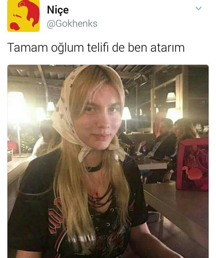 tamam oğlum telifi de ben atarım