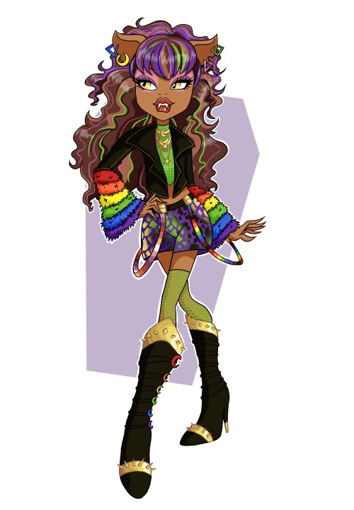 Clawdeen Goes To Pride!