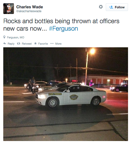 socialjusticekoolaid:   HAPPENING NOW (9.24.14): The situation in Ferguson is escalating quickly. Protests continue, following this morning’s burning of a Mike Brown memorial, and another frustrating Ferguson City Council meeting.Looks like the same