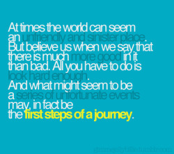 Life is a journey