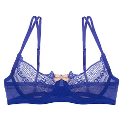 dentellesetfroufrous:  Estelle in Cobalt