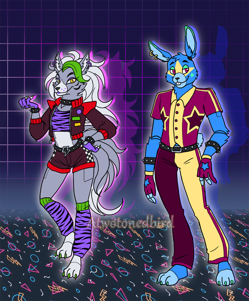 These are my redesigns for the main Glamrock Animatronics for my SB  reimagining, Security Breach: Rebooted : r/fivenightsatfreddys