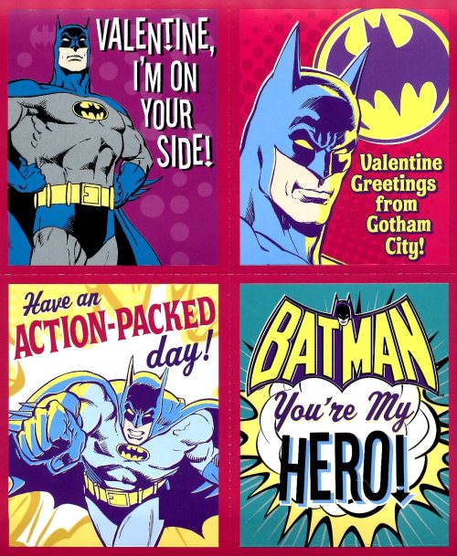 Batman Valentine’s Stickers