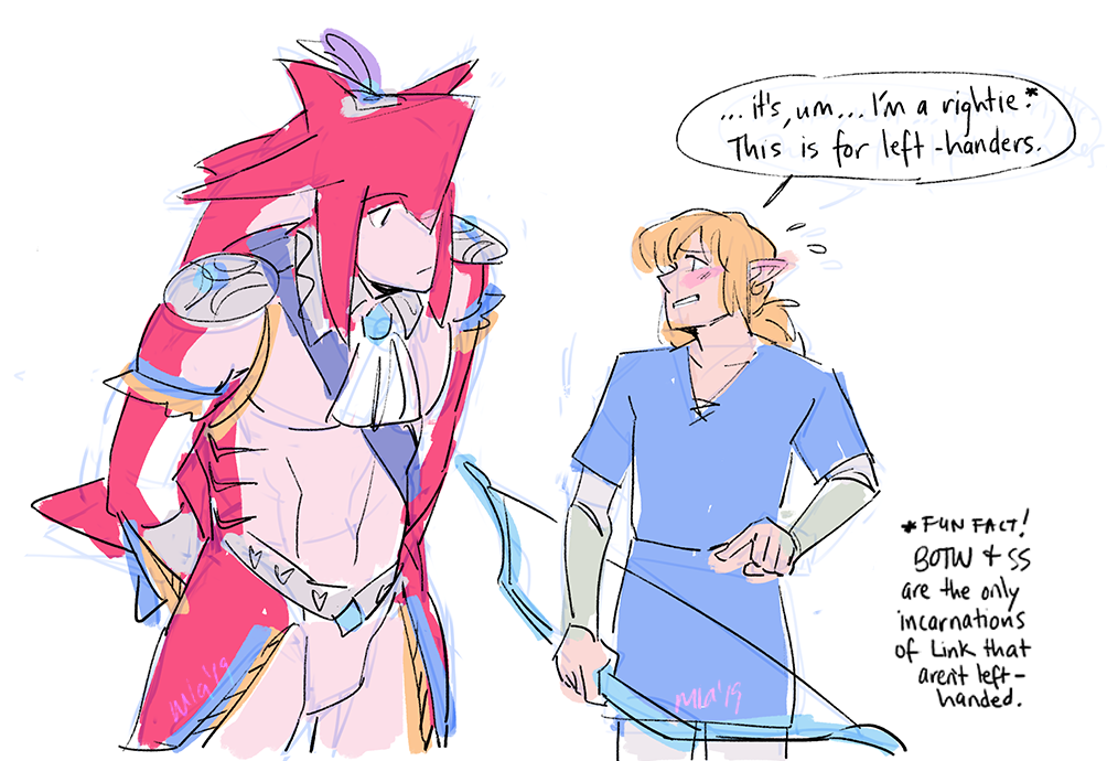 anxioussailorsoldier:     never doubt sidon’s fanatic love for link. :)