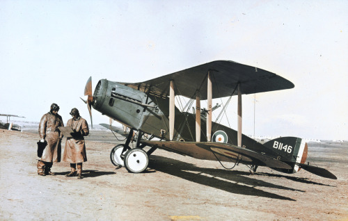 Photographer: Frank HurleyYear: 1918Location: Mejdel, PalestineDescription: Captain Ross M. Smith (l