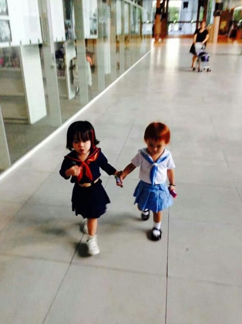 babiesincosplay:  Baby Kill la Kill more like kill la kill me now with cuteness