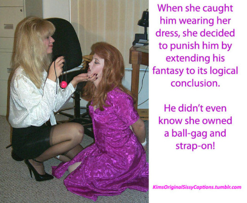 An Original Sissy Caption By Kim