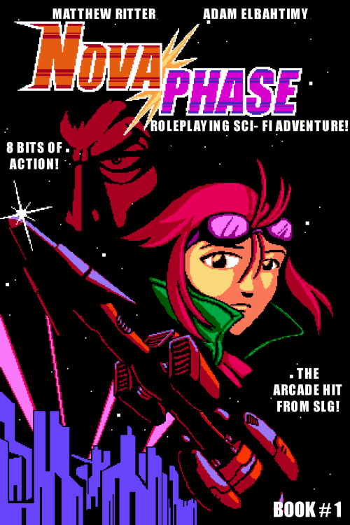 Nova Phase is my comic series that just launched today through SLG. This is some of the art from it.