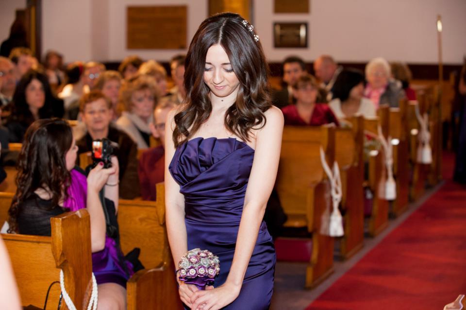 me at my sister’s wedding and baby me with my sister (im da blonde)