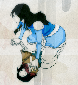 16stolenxpaperthin:  Wan and Korra - “I’m