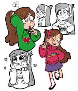 gem-soul-ex:  Mabel doodles :D 