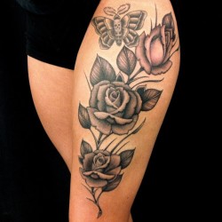 fuckyeahtimhendricks:  Roses done by Tim Hendricks