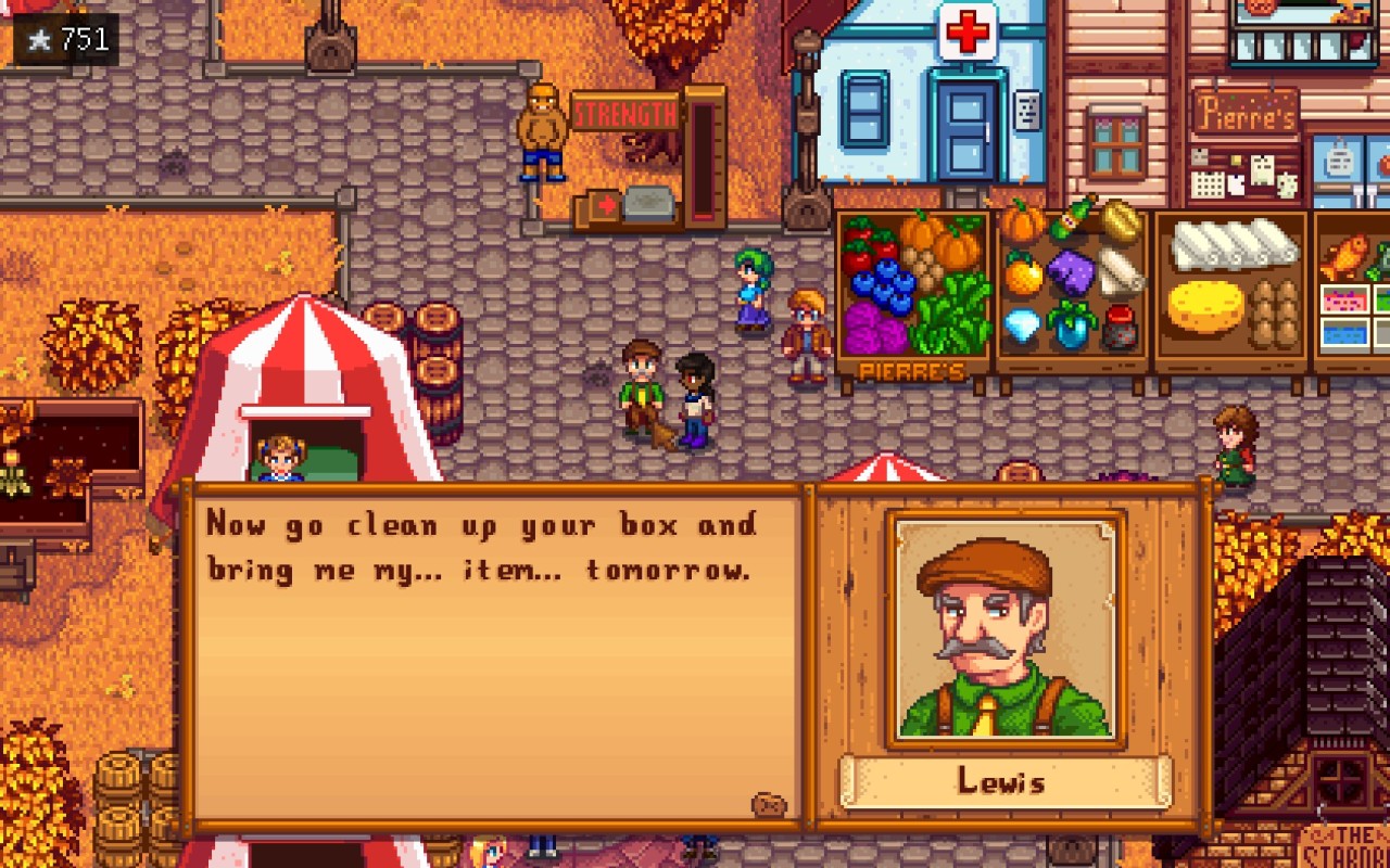 hannimble:  O H M Y G O D…GUYS. STARDEW VALLEY.I just happened to have the Mayor’s