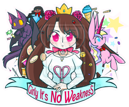 kiddysa-nekovamp:  Girly It’s No Weakness by Kiddysa-NekoVamp 