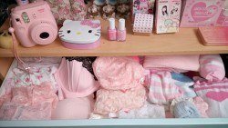 collaredbabydoll:A lingerie drawer fit for a princess