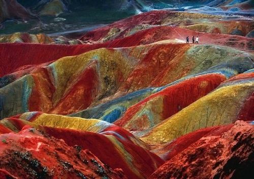 superbnature: This is a unique geological phenomenon known as Danxia landform. These phenomena can 