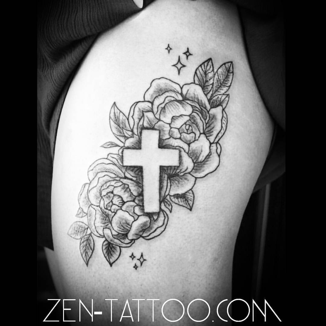 Share more than 68 negative space cross tattoos best  thtantai2