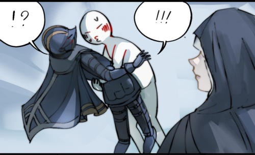 If Ashen One tries to siphon health from Sir Vilhelm right in front of Sister Friede&hellip;