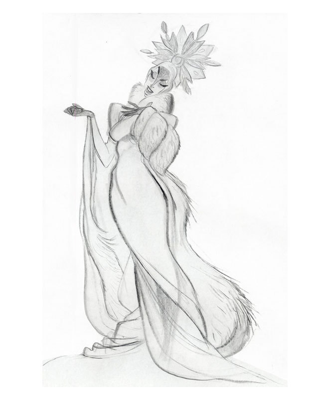 bugcthulhu:  animationandsoforth:  Early Frozen character designs by Minkyu Lee 