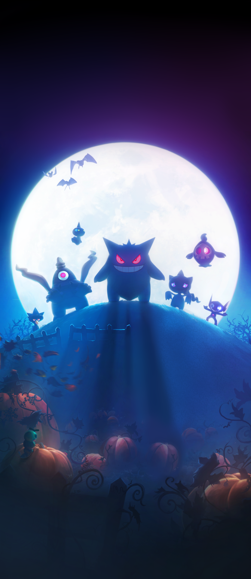 lost-soulsilver:       I edited some spooky, SCAARY Pokemon     wallpapers for Spooktober™.