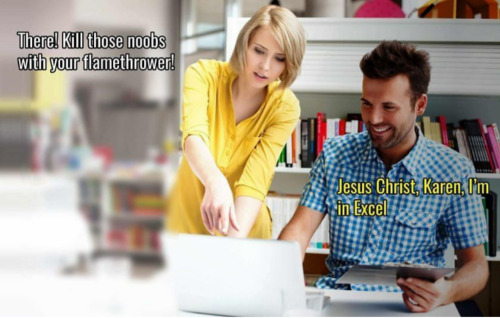 lolfactory: Calm down, Karen. [source] 