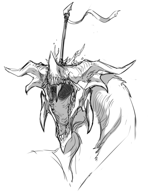 felt like drawing some dragons today