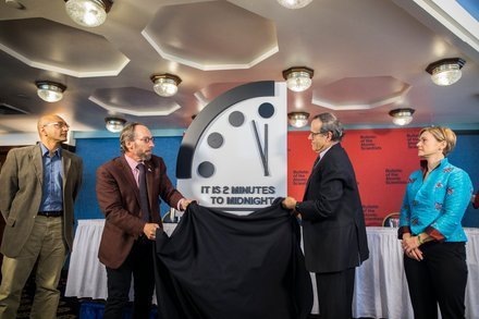 terrence-herschel-gay: “Doomsday Clock Advances to 11:58 P.M., Closest Since 1950s” by S