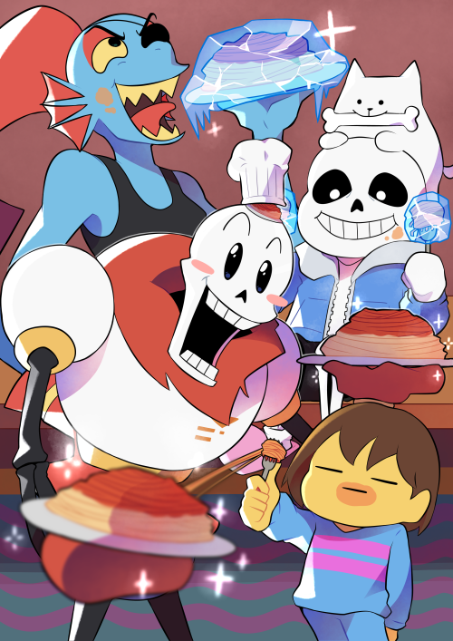 Spaghetti partyHappy 6th Anniversary, Undertale!!