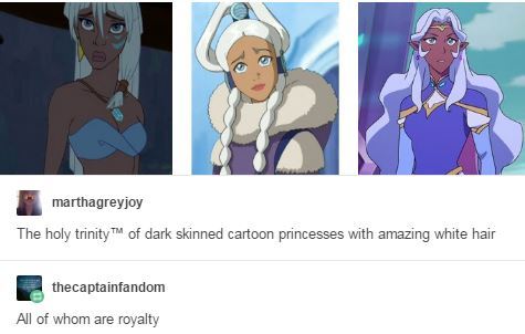 eafrns:  the-sharpie-klepto:  The Holy Trinity of Holy Trinities  Does this mean Shiro will get awesome shades? 