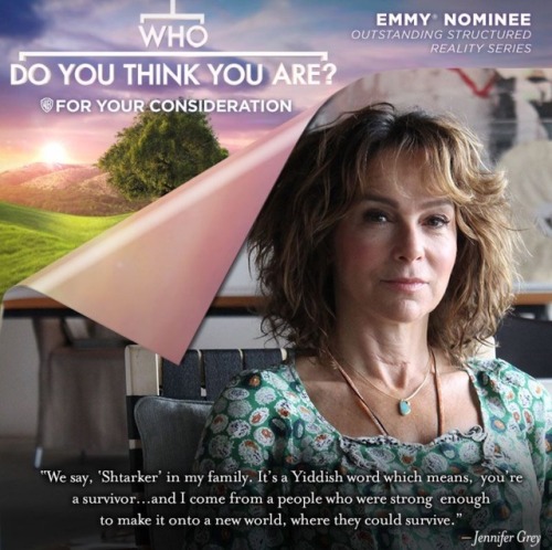 Congrats to “Who Do You Think You Are” for their Emmy nomination !For those of you out there who a