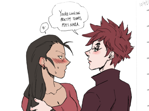 local Bad Boy chatting up a divorced mother@narutodilfweek day 1:  Good/Bad Boy/Girl