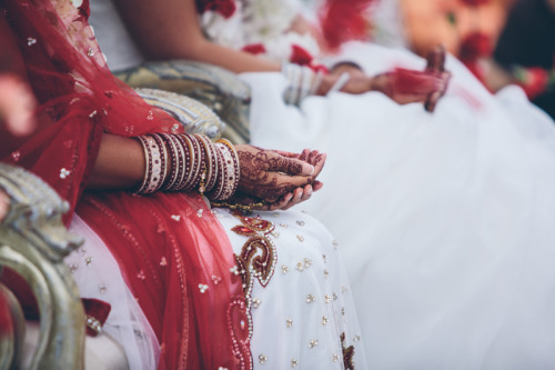 gaywrites:  Just in case you haven’t seen these beautiful photos of new brides Shannon and Seema from their Indian wedding in Los Angeles, I highly recommend scrolling through the whole album online. These photos are mesmerizing. Congratulations, ladies!