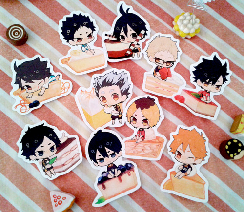 pyayaya:pyayaya:Hi, everyone!!New set of Haikyuu!!+cake stickers are up for preorder in my store!!Pr