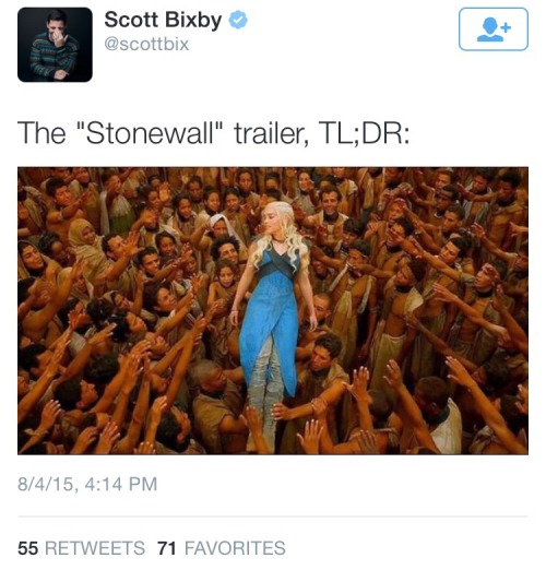 commongayboy: Gay Twitter is going in on the new #Stonewall movie and I’m loving it