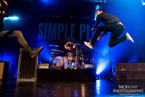 Simple Plan at Playstation Theater in NYC on 3/10/17.www.nickkarp.com