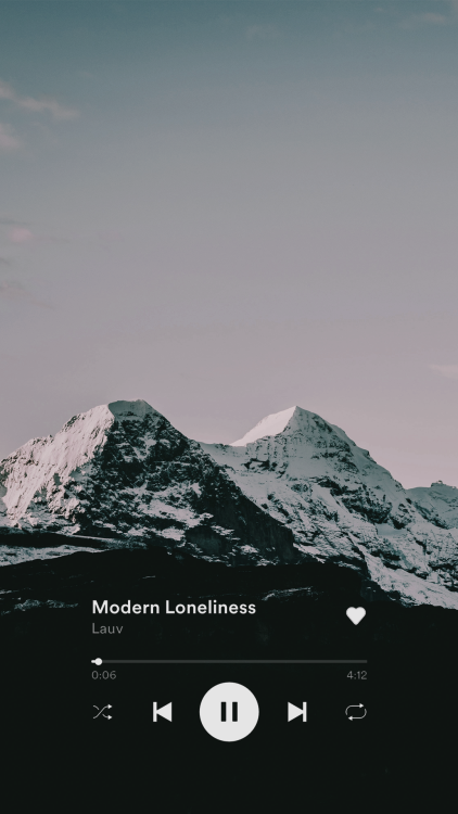 “Modern Loneliness” by Lauv request by @imasadscorpioplease, like or reblog if you save/use :)