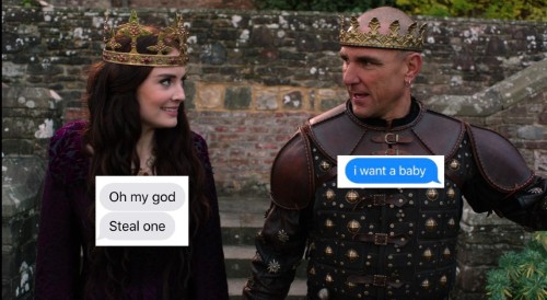 incorrect-galavant: Galavant ships as the “I want a baby” meme (part one)part two