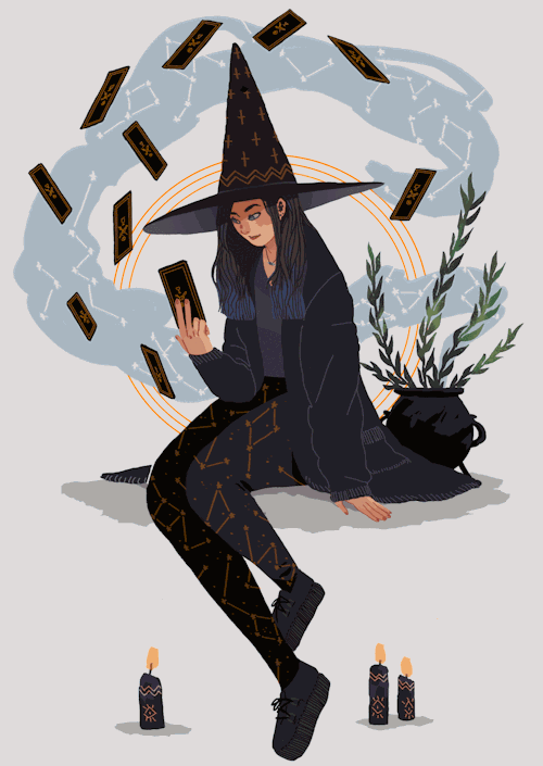 sosuperawesome:Juliette Cousin on Tumblr and inprntSee our ‘witch’ or ‘artists on Tumblr’ tags