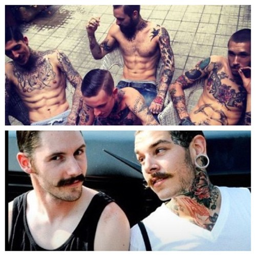 XXX Tattoos, comb overs and suspenders are sure photo