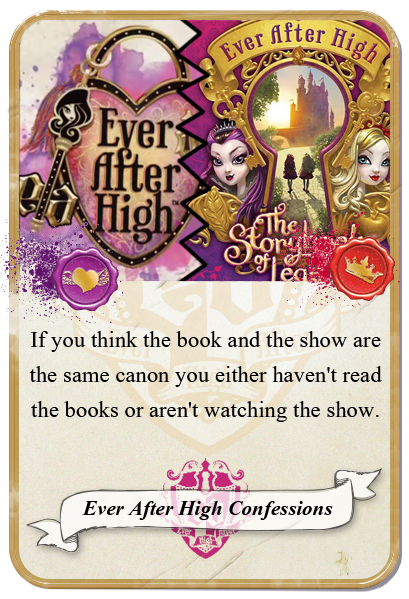 kaylin-de-nile:  everafterhighconfessions:  If you think the book and the show are