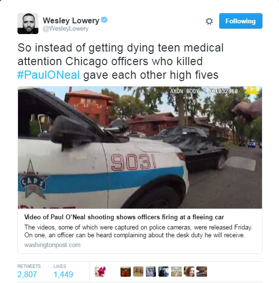 4mysquad:  #PaulONeal #BlackLivesMatter  #StayWoke 