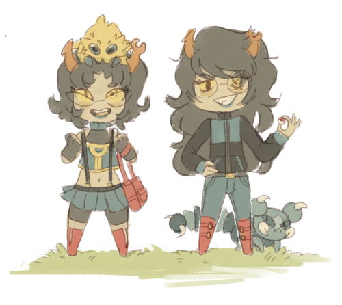 cancerlicious: terezi loves her charizard even if he isn’t a dragon type part 1