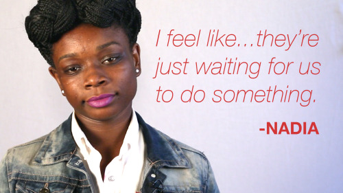Three Washington DC students tell the BBC how school security - metal detectors, police and security